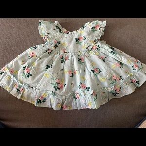 NWT Janie and Jack beautifully sweet infant dress. Never worn.